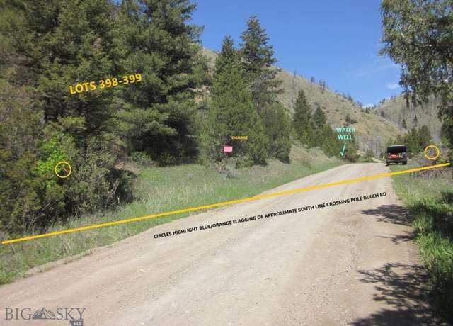 Property at Lots 398-399 Pole Gulch Rd, Three Forks, MT 59752