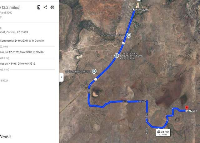 Property at 001 N3512, Concho, AZ 85924