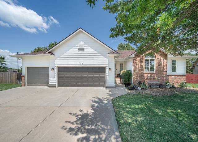 Property at 418 N Walnut Creek Dr, Derby, KS 67037, 3 beds, 3 baths