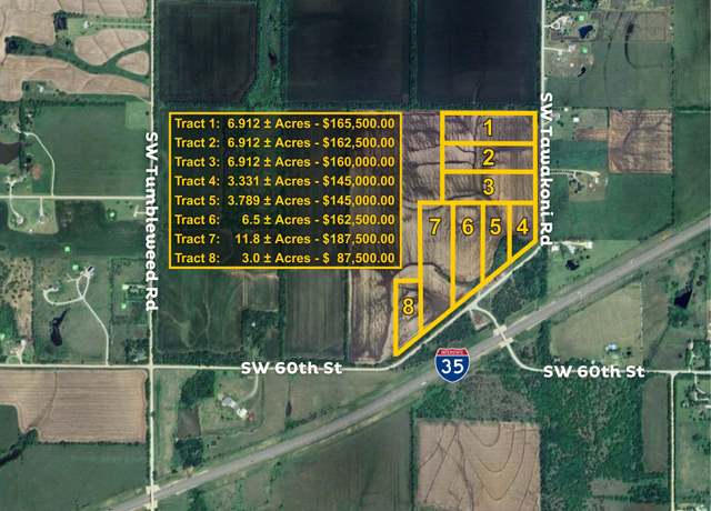 Property at Northwest of SW 60th & SW Tawakoni Rd - Tract 3, Andover, KS 67144