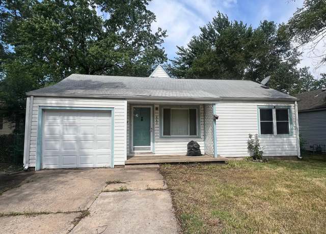 Property at 443 S Sheridan St, Wichita, KS 67213, 2 beds, 1 bath