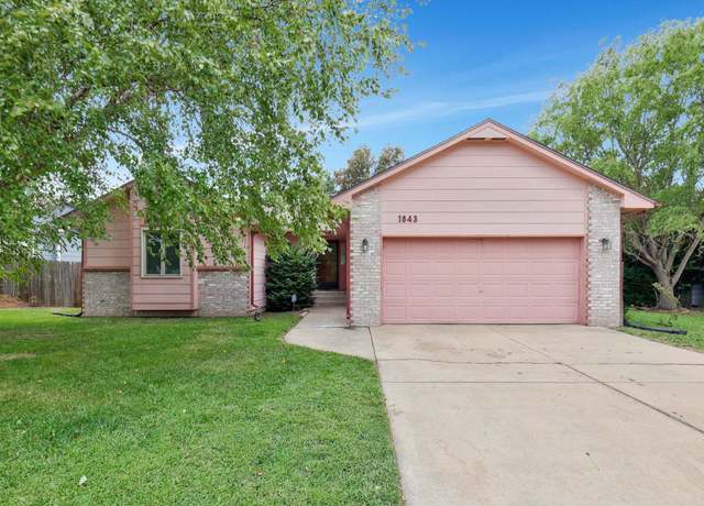 Property at 1843 S Red Oaks St, Wichita, KS 67207, 4 beds, 2.5 baths