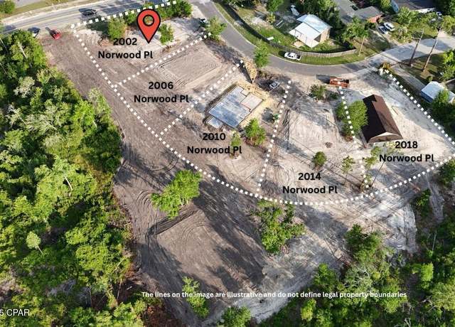 Property at 2002 Norwood Pl, Panama City, FL 32405, 3 beds, 2 baths