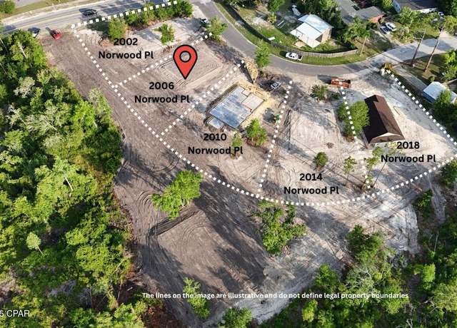 Property at 2006 Norwood Pl, Panama City, FL 32405, 3 beds, 2 baths
