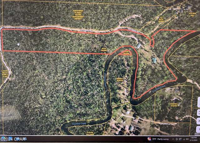 Property at 6919 Cat Creek Rd, Youngstown, FL 32466, 3 beds, 2 baths