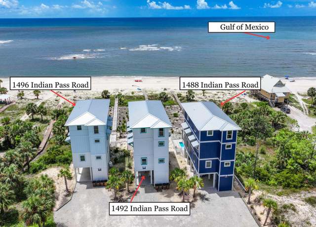 Property at 1492 Indian Pass Rd, Port St. Joe, FL 32456, 6 beds, 6.5 baths