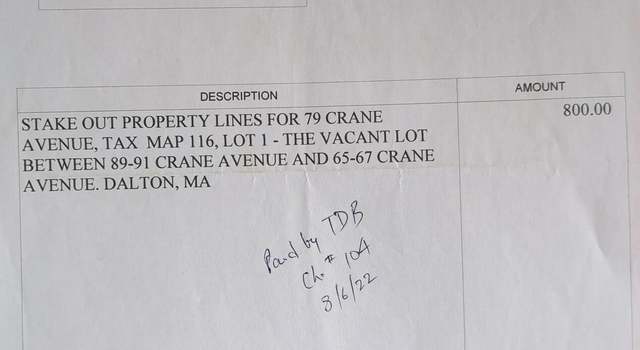 Photo of 0 Crane Ave, Dalton, MA 01226