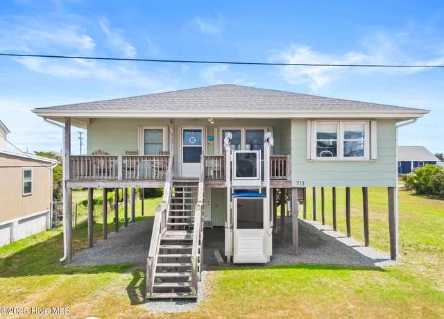 Property at 713 Channel Blvd, Topsail Beach, NC 28445, 3 beds, 2 baths