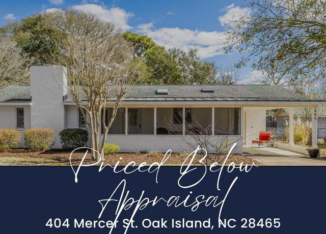 Property at 404 Mercer St, Oak Island, NC 28465, 2 beds, 1 bath