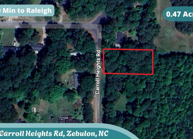 Property at 1401 Carroll Heights Rd, Zebulon, NC 27597