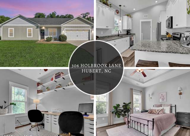 Property at 306 Holbrook Ln, Hubert, NC 28539, 3 beds, 2 baths