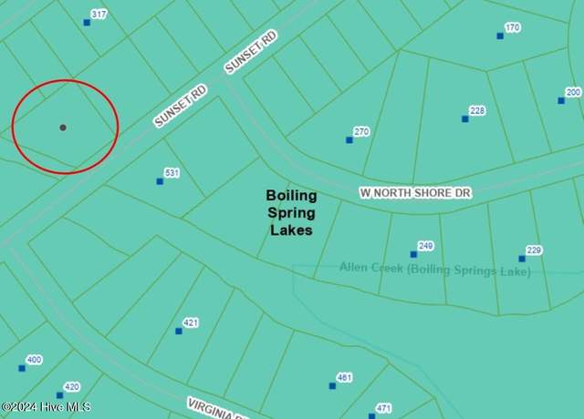 Property at 88&89 Sunset Rd, Boiling Spring Lakes, NC 28461