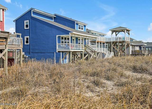 Property at 727 W Beach Dr, Oak Island, NC 28465, 5 beds, 3 baths