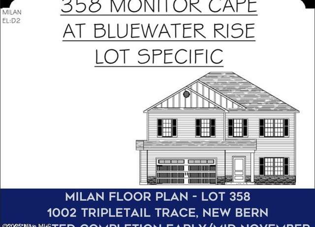 Property at 1002 Tripletail Trce, New Bern, NC 28562, 4 beds, 2.5 baths