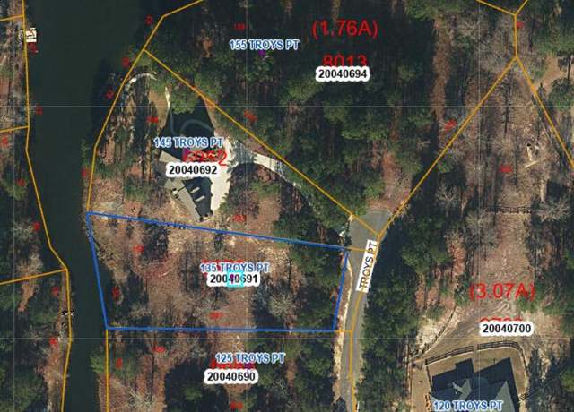 Property at 135 Troy's Pt, West End, NC 27376