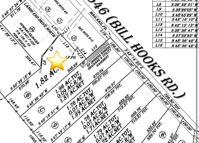 Property at 1405 Bill Hooks Road Lot: B, Whiteville, NC 28472