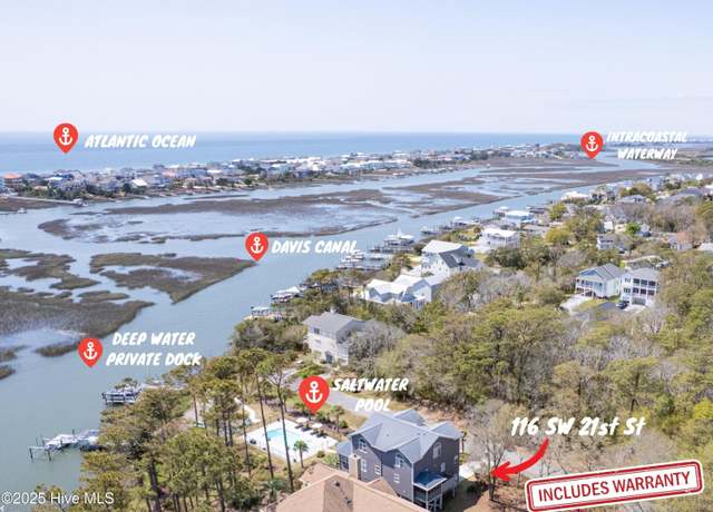 Property at 116 SW 21st St, Oak Island, NC 28465, 3 beds, 3.5 baths