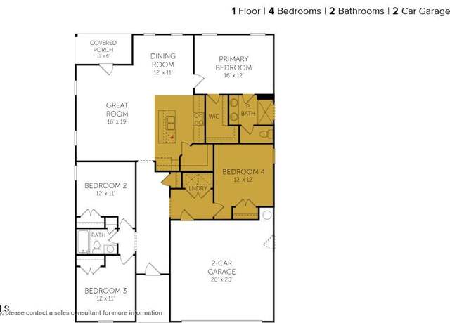 Property at 608 S Squires Run Ln, Richlands, NC 28574, 4 beds, 2 baths