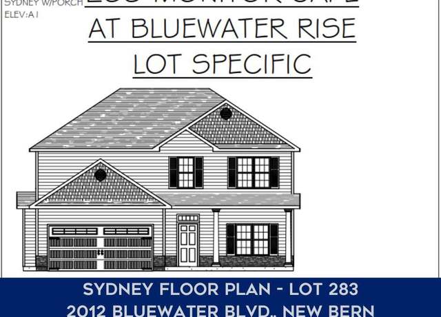 Property at 2012 Bluewater Blvd, New Bern, NC 28562, 4 beds, 2.5 baths