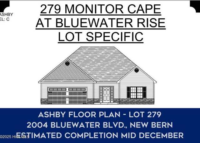 Property at 2004 Bluewater Blvd, New Bern, NC 28562, 3 beds, 2 baths