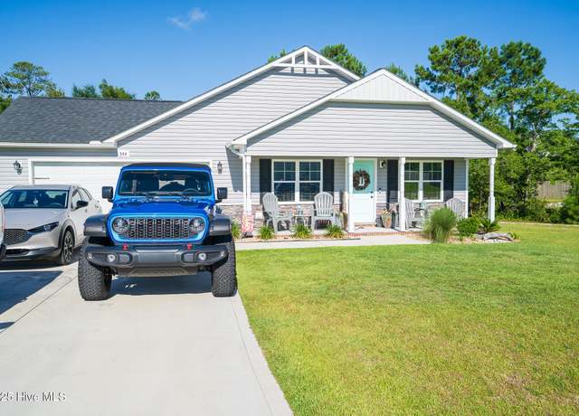 Property at 344 White Dove Dr, Hubert, NC 28539, 3 beds, 2 baths