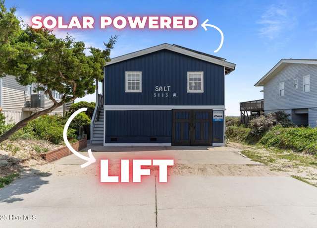 Property at 5113 W Beach Dr, Oak Island, NC 28465, 3 beds, 1.5 baths