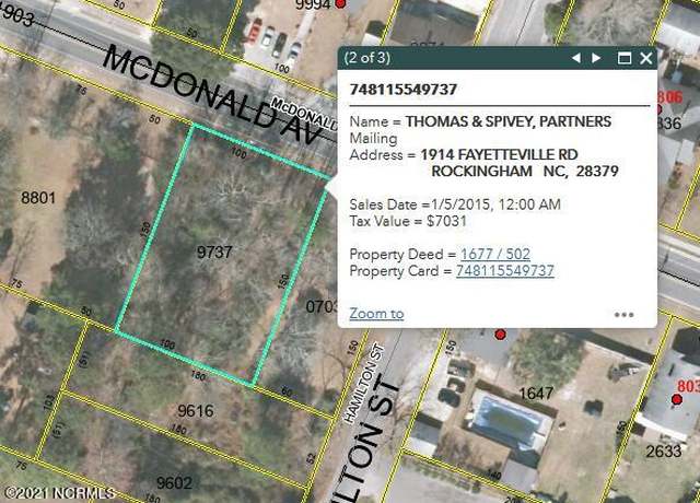 Property at Tbd Mcdonald Ave, Hamlet, NC 28345