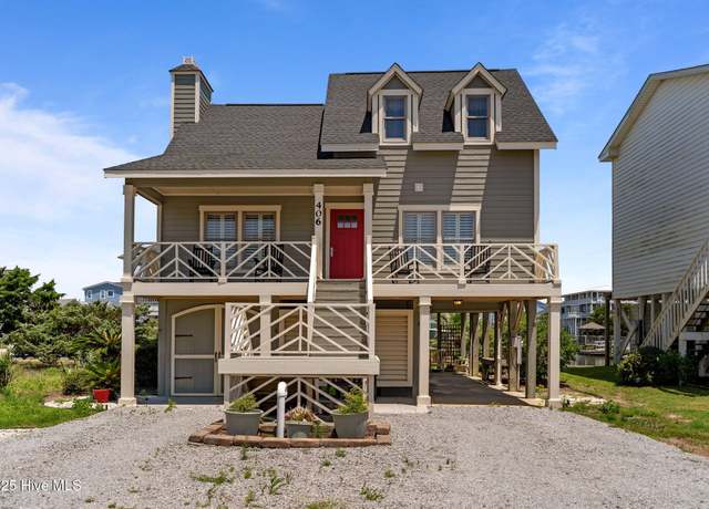 Property at 406 Ocean Blvd W, Holden Beach, NC 28462, 3 beds, 3 baths