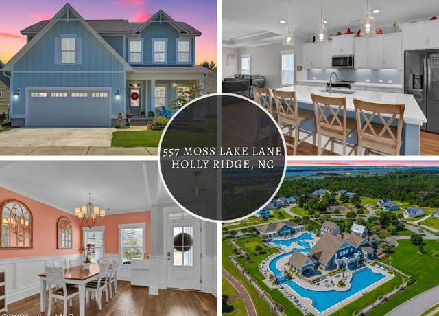 Property at 557 Moss Lake Ln, Holly Ridge, NC 28445, 4 beds, 2.5 baths