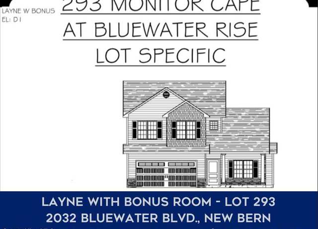 Property at 2032 Bluewater Blvd, New Bern, NC 28562, 3 beds, 2.5 baths