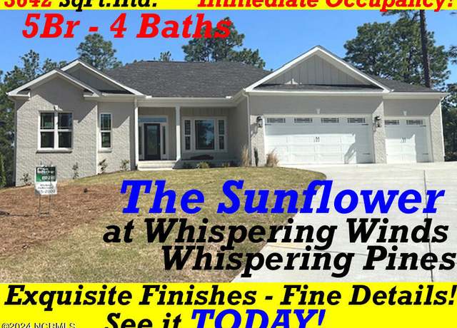 Property at 8 Sunflower Ct, Whispering Pines, NC 28327, 5 beds, 4 baths