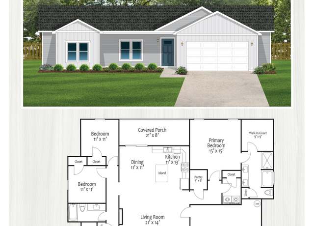 Property at 2612 Fountaintown Rd, Chinquapin, NC 28521, 3 beds, 2 baths