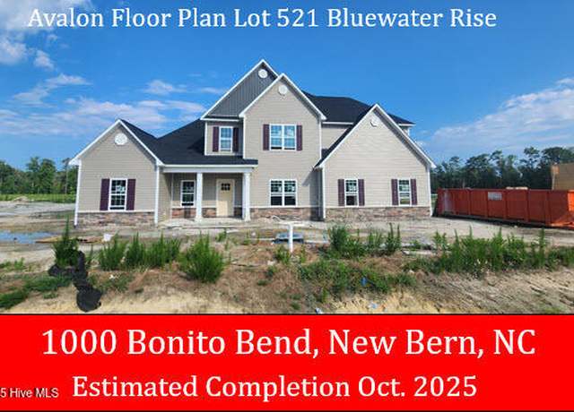 Property at 1000 Bonito Bnd, New Bern, NC 28562, 5 beds, 3.5 baths