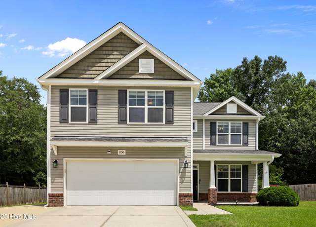 Property at 206 Merin Height Rd, Jacksonville, NC 28546, 4 beds, 2.5 baths