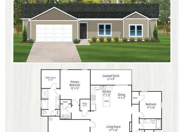 Property at 2630 Fountaintown Rd, Chinquapin, NC 28521, 3 beds, 2 baths