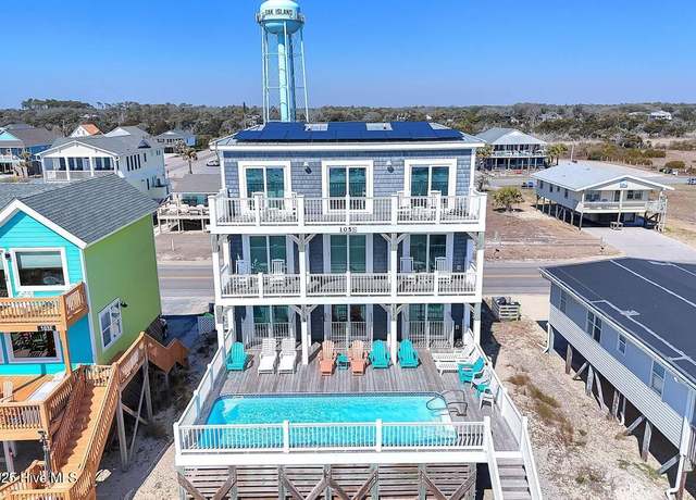 Property at 105 E Beach Dr, Oak Island, NC 28465, 6 beds, 4.5 baths