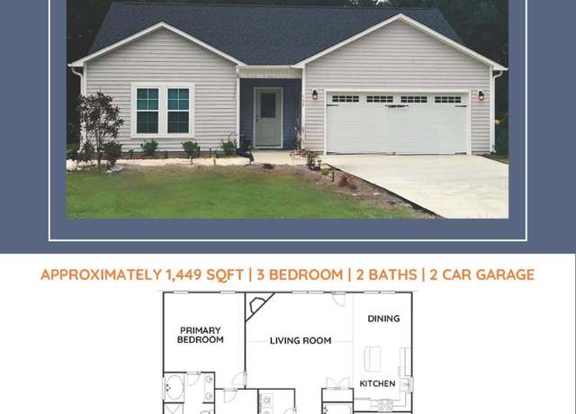 Property at 345 Country View Ln, Jacksonville, NC 28546, 3 beds, 2 baths