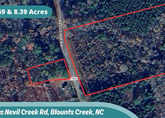 Property at 2 Lots Nevil Creek Rd, Blounts Creek, NC 27814