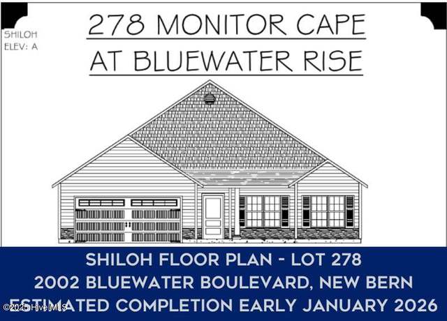 Property at 2002 Bluewater Blvd, New Bern, NC 28562, 4 beds, 2 baths