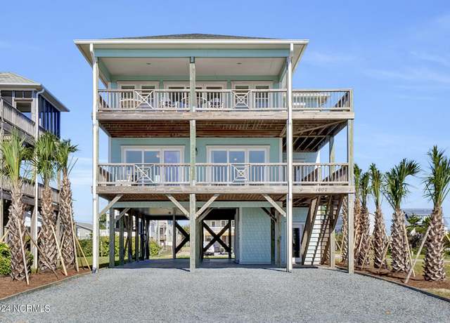 Property at 1602 Ocean Blvd, Topsail Beach, NC 28445, 4 beds, 3.5 baths
