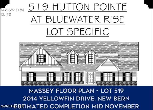 Property at 2014 Yellowfin Dr, New Bern, NC 28562, 4 beds, 4 baths
