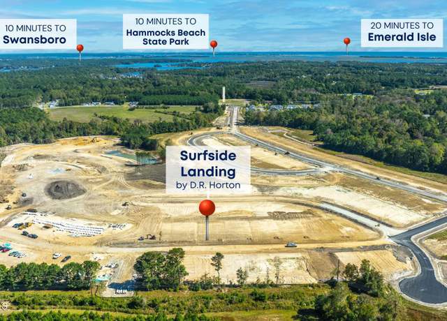 Property at 222 Surfside Landing Blvd Lot 10, Hubert, NC 28539, 4 beds, 2 baths