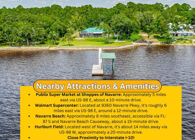 Property at 6875 Santa Clara Dr, Navarre, FL 32566, 5 beds, 3.5 baths