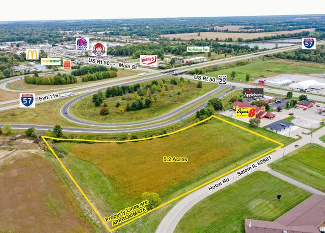 Property at 130 N Hotze Rd, Salem, IL 62881