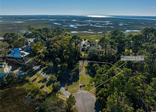 Property at 74 Ocean Marsh Ln, Saint Helena Island, SC 29920