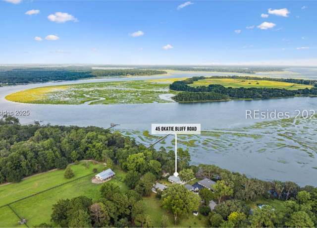Property at 45 Okatie Bluff Rd, Okatie, SC 29909, 3 beds, 2 baths