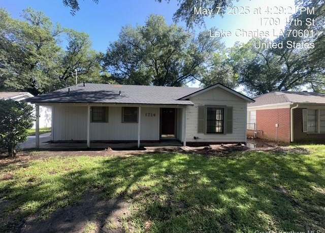 Property at 1714 17th Street Street, Lake Charles, LA 70601, 2 beds, 1 bath