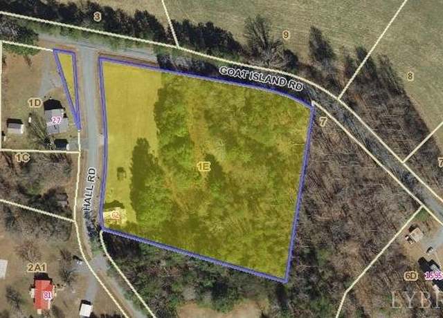 Property at 62 Hall Rd, Long Island, VA 24569