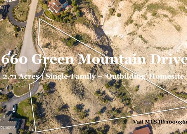 Property at 660 Green Mountain Dr, Eagle, CO 81631