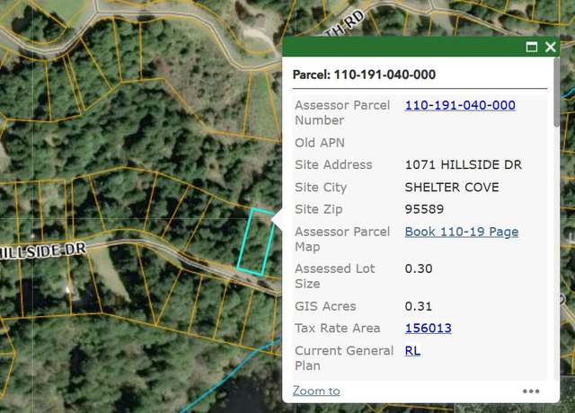 Property at 1071 Hillside Dr, Shelter Cove, CA 95589
